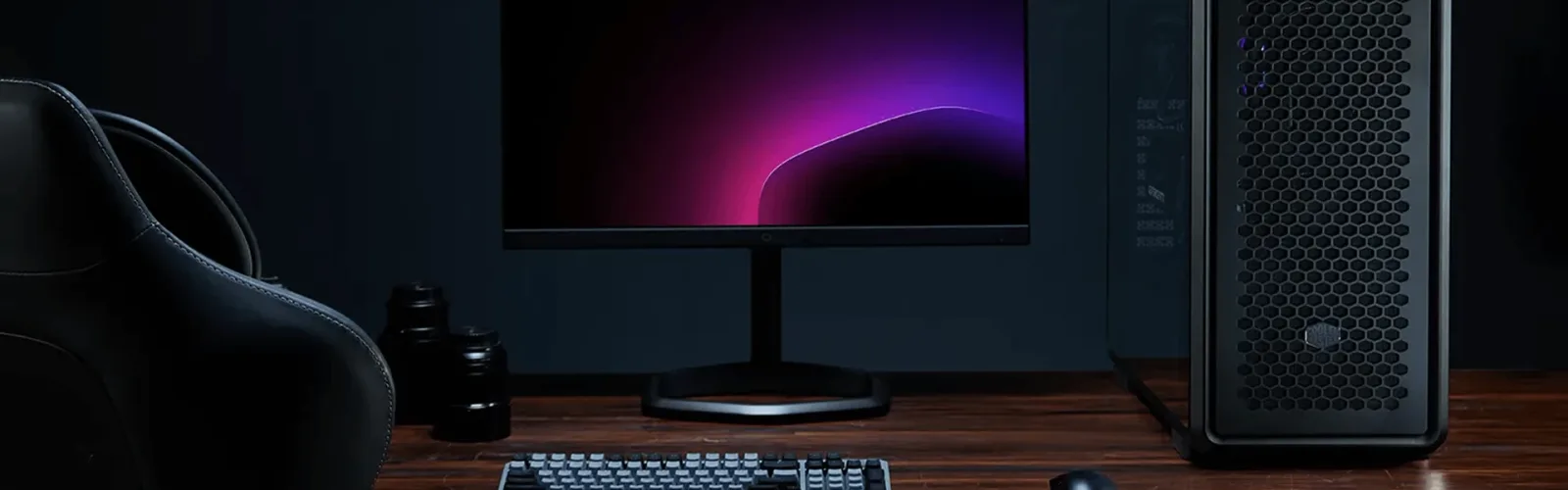 Escritorio con PC armada
